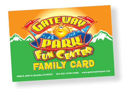 Gateway Fun Park Family Card